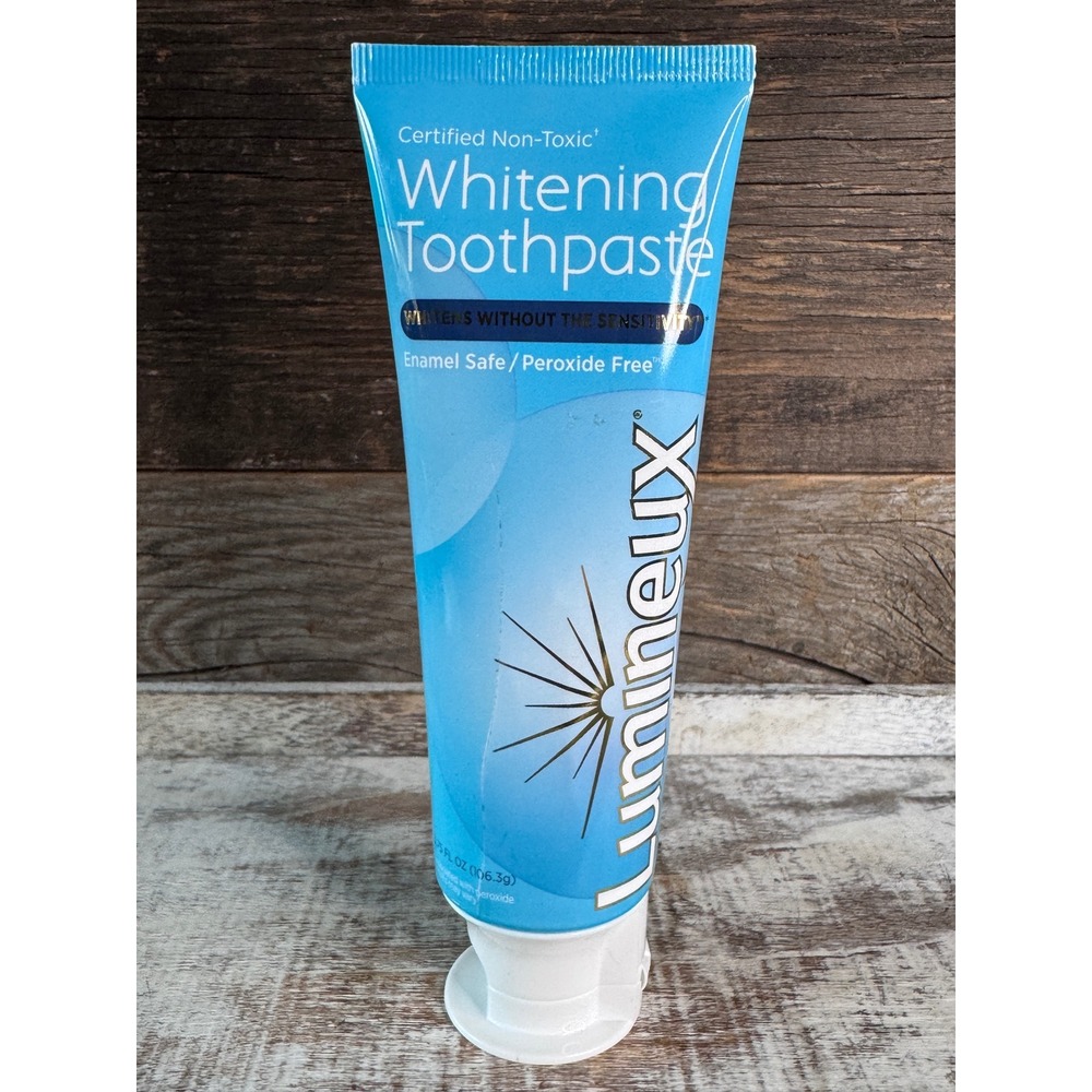 Lumineux Whitening Toothpaste | Non-Toxic Enamel Safe | 3.75oz SEALED | MSRP $13